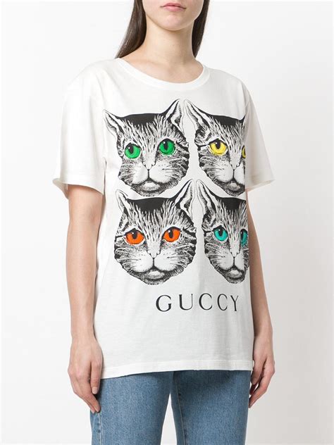 gucci cat t shirt womens|gucci cat carrier knock off.